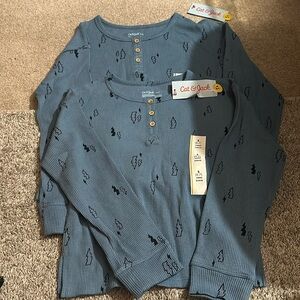 Bundle of 2 cat and jack long sleeve shirts